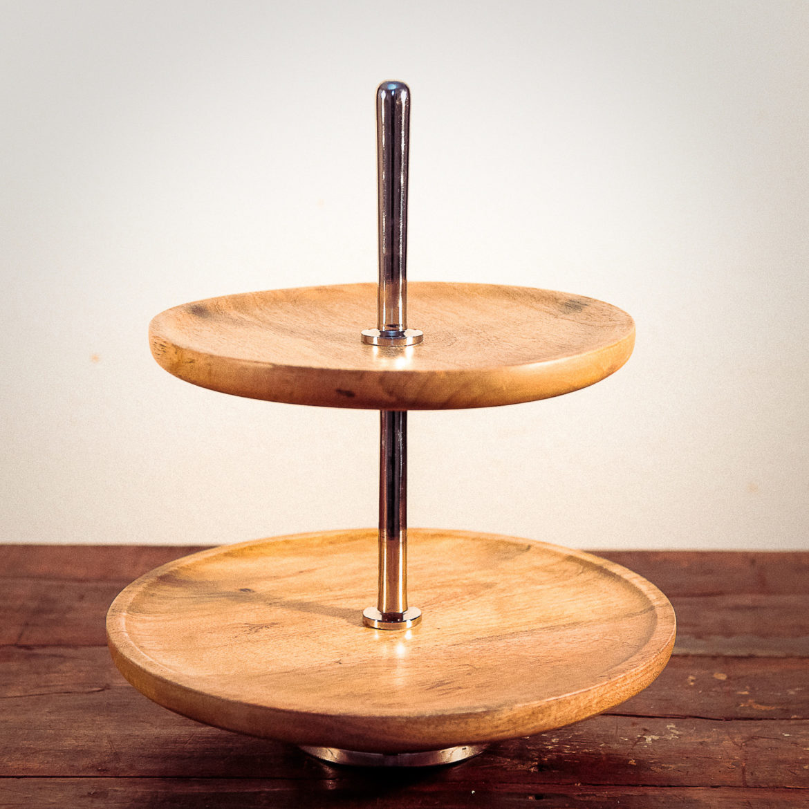 Holzetagere mieten Cake Stand Holz