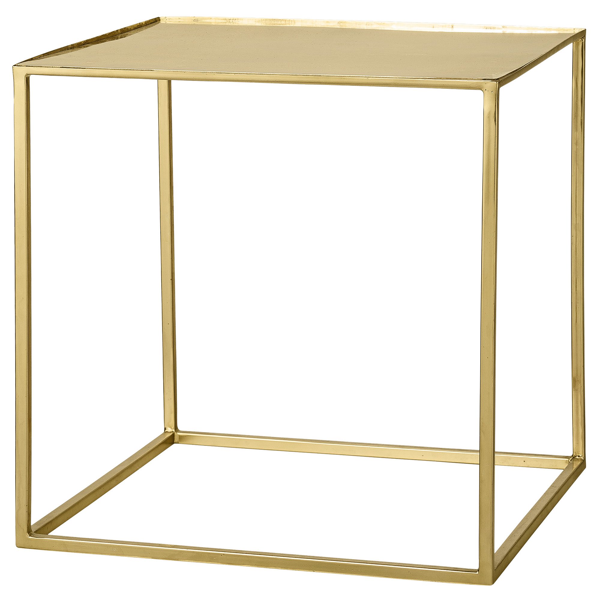 Coffee table Cube Beistelltisch Cube Gold